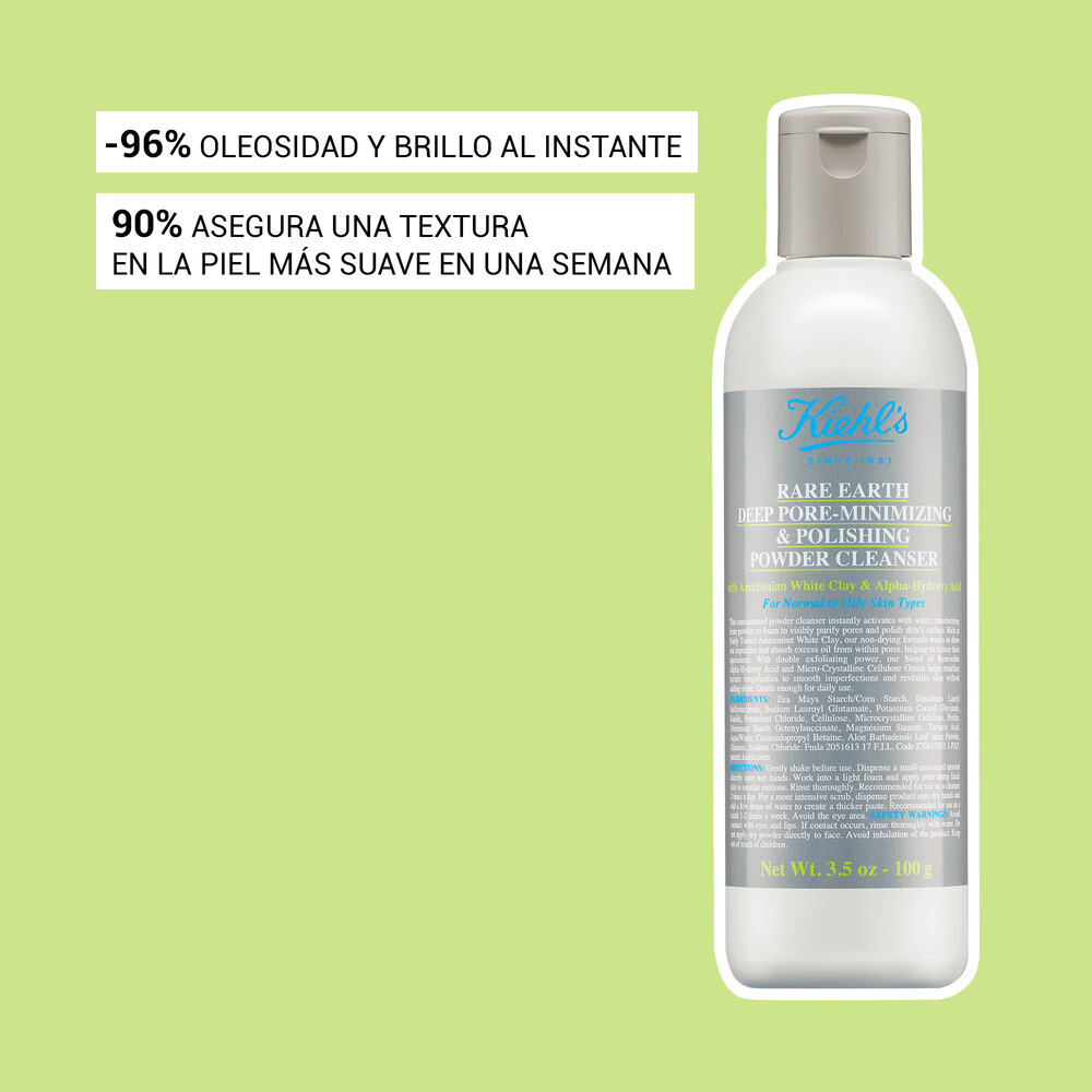 RARE EARTH DEEP PORE-MINIMIZING & POLISHING POWDER CLEANSER (POLVO LIMPIADOR EXFOLIANTE)